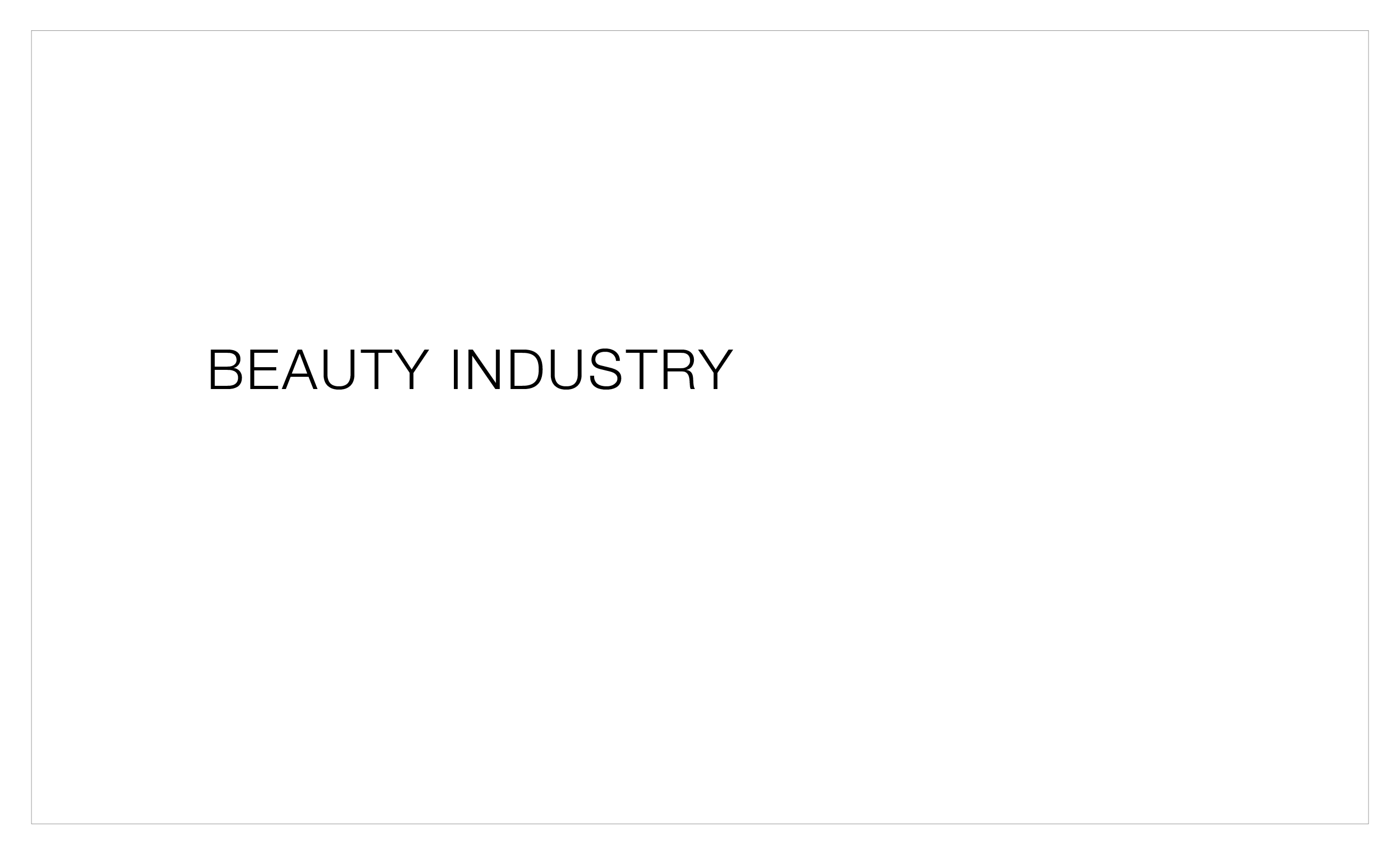 BEAUTY INDUSTRY